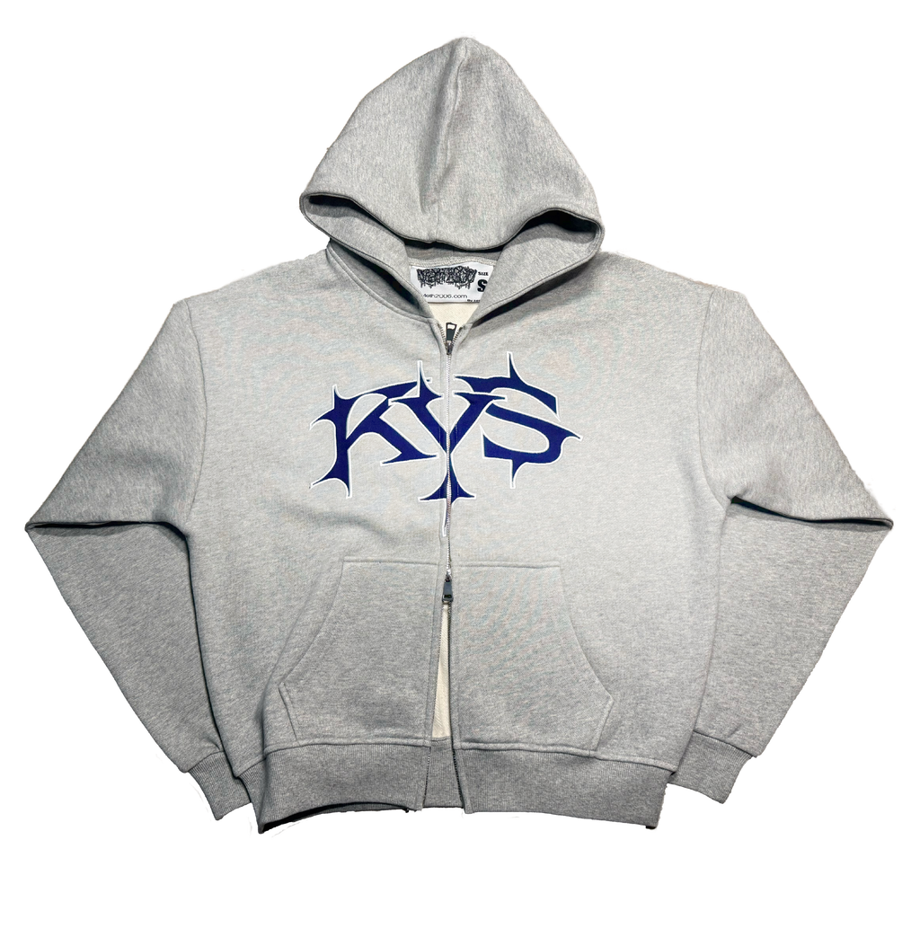 Grey parody zip up