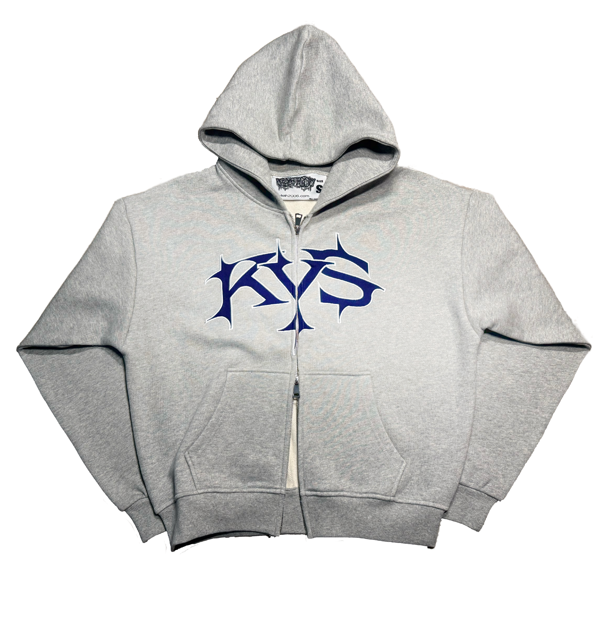 Grey parody zip up