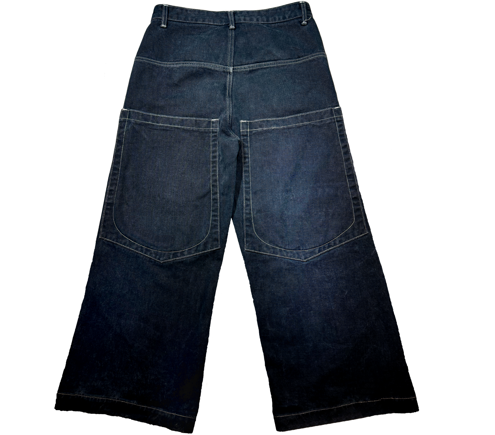 Black non embroidery jeans 32” opening