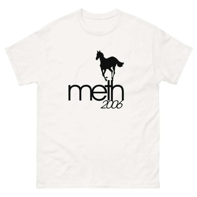 White pony t shirt